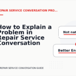 How to Explain a Problem in Repair Service Conversation English