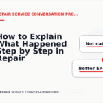 How to Explain What Happened Step by Step in Repair Service Conversation English