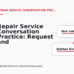 Repair Service Conversation Practice: Request and Reply Examples