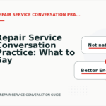 Repair Service Conversation Practice: What to Say Instead