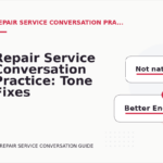 Repair Service Conversation Practice: Tone Fixes for Real Situations